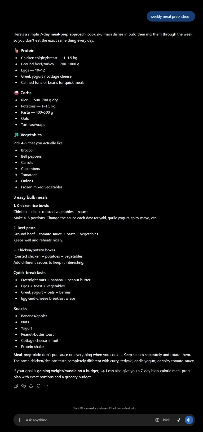 ChatGPT — AI answer rendered by the Web Scraping API