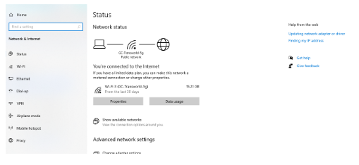 Click on Proxy from the menu on the left.