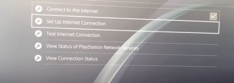 Navigate to Settings > Network > Set Up Internet Connection. 