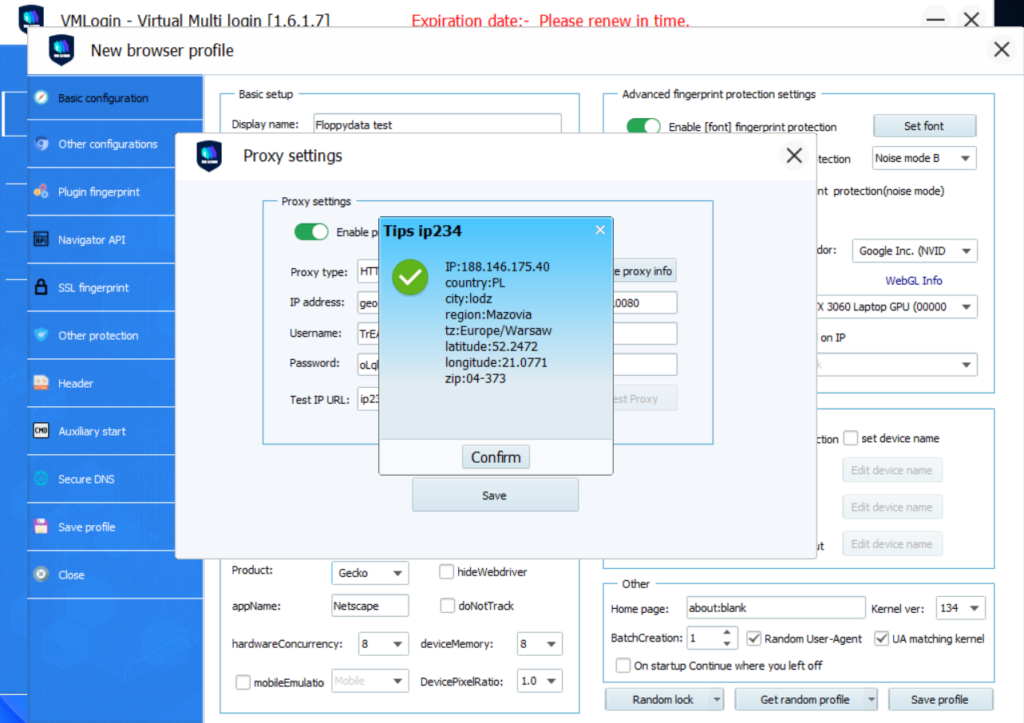 VMLogin Proxy Integration, How to Set Up a FloppyData Proxy with ...