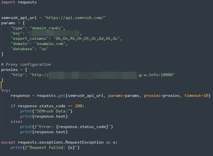 proxies for semrush