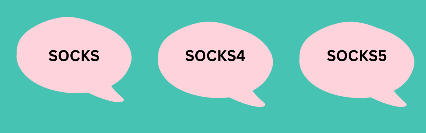 SOCKS vs SOCKS4 vs SOCKS5