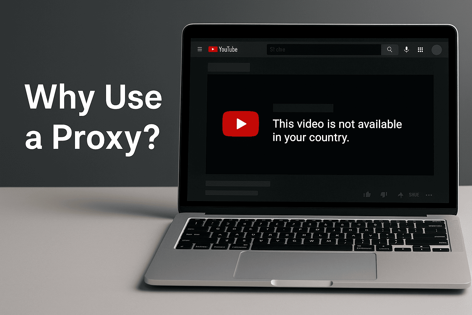 Why use proxy with youtube