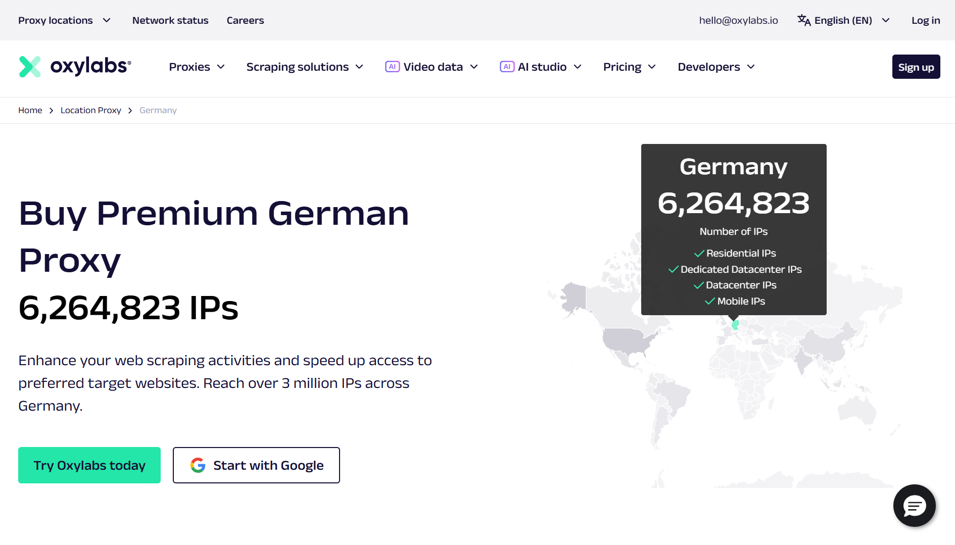 Oxylabs German Proxy