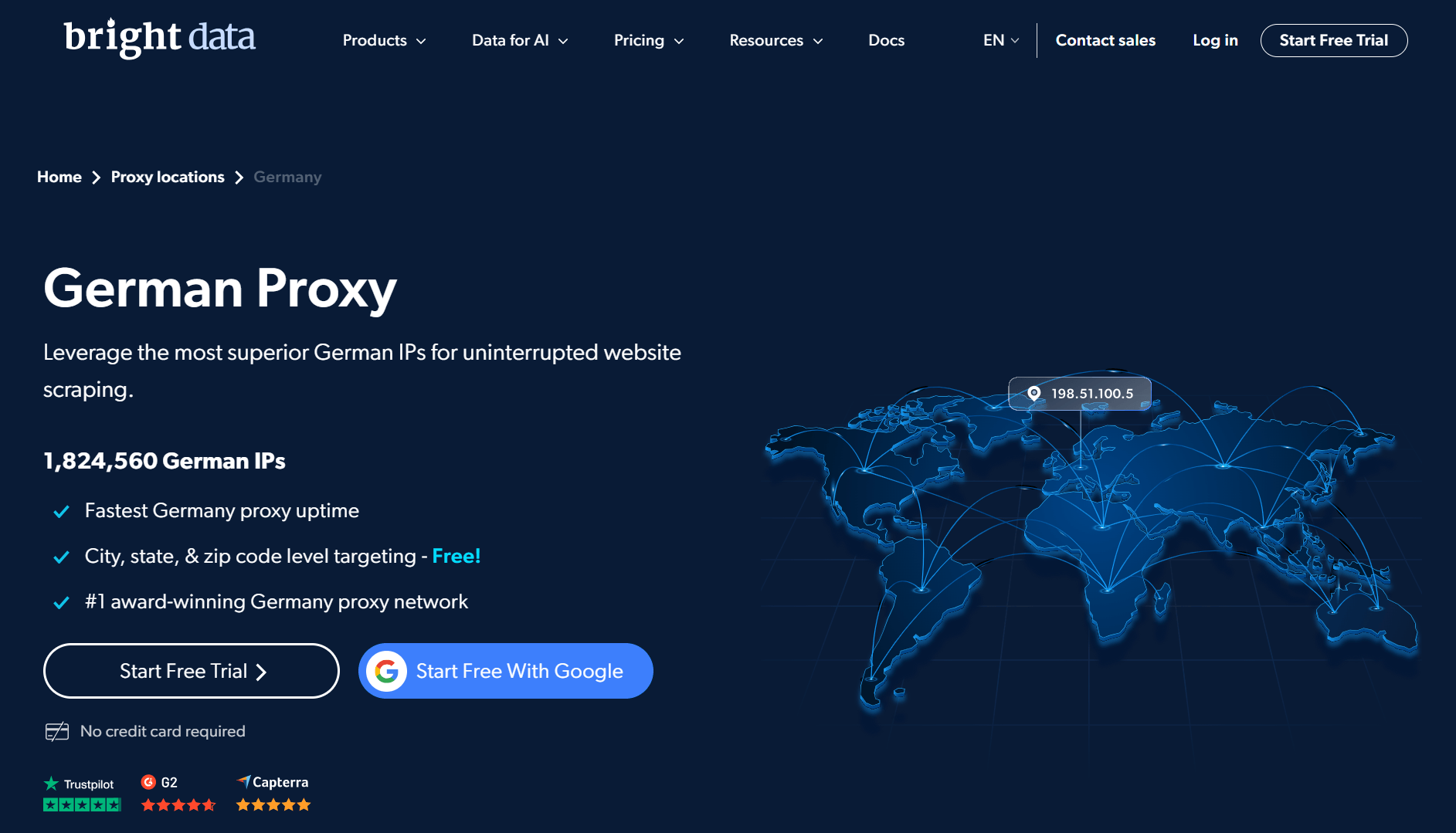 BrightData Residential German Proxies