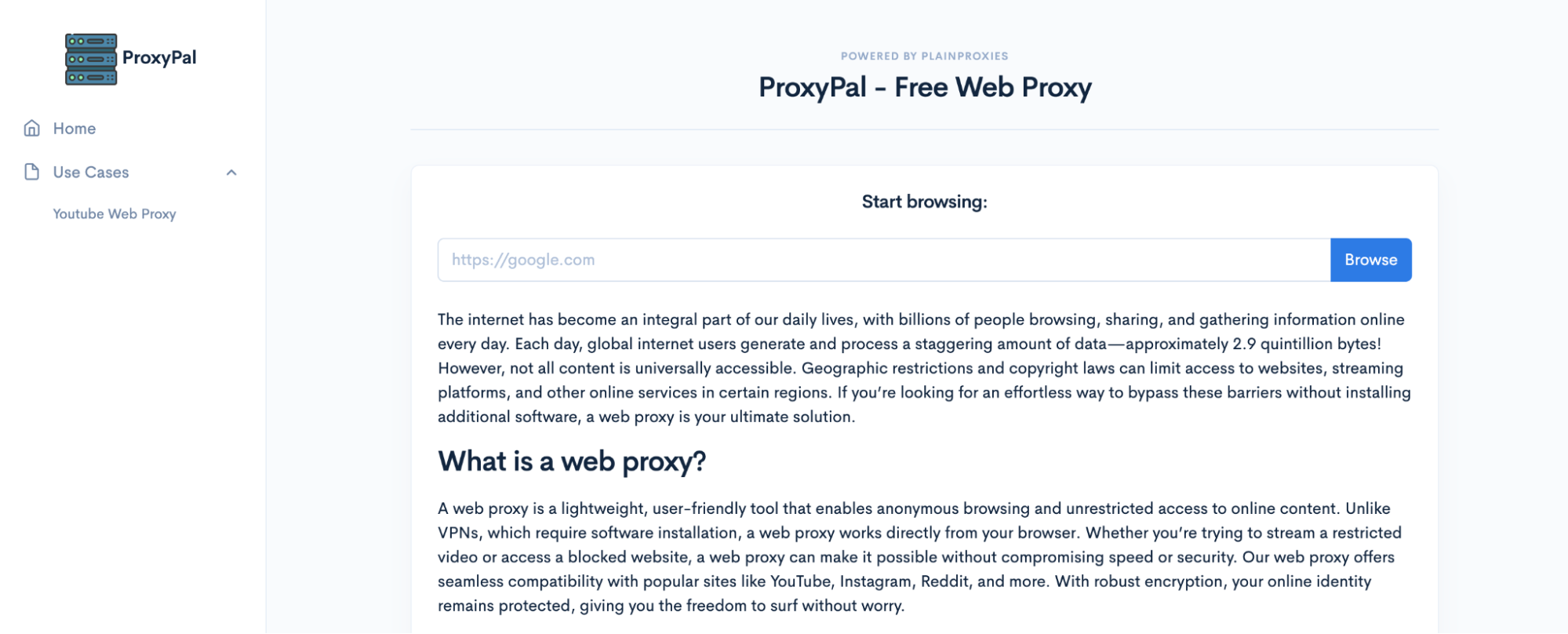 Proxypal - PlainProxies Alternatives