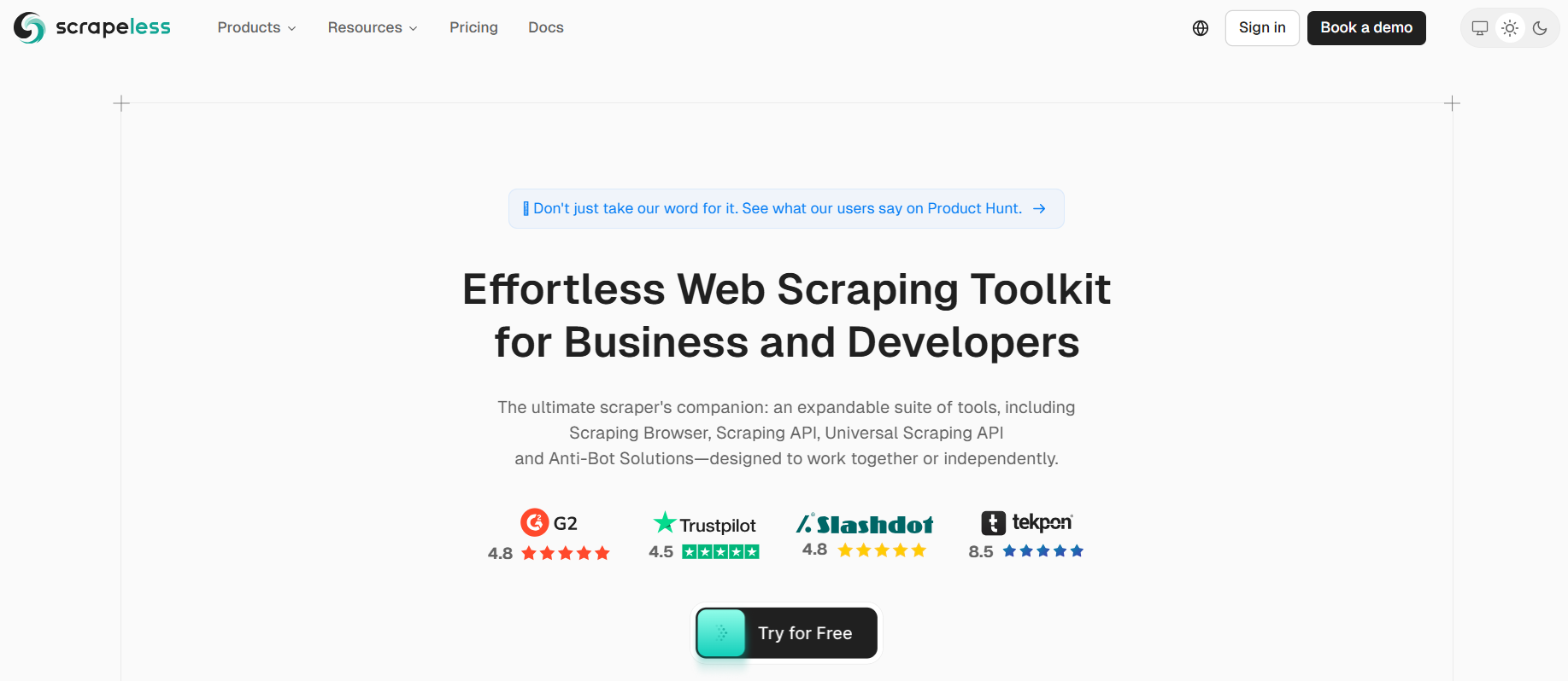 Scrapeless - Nimble Alternatives