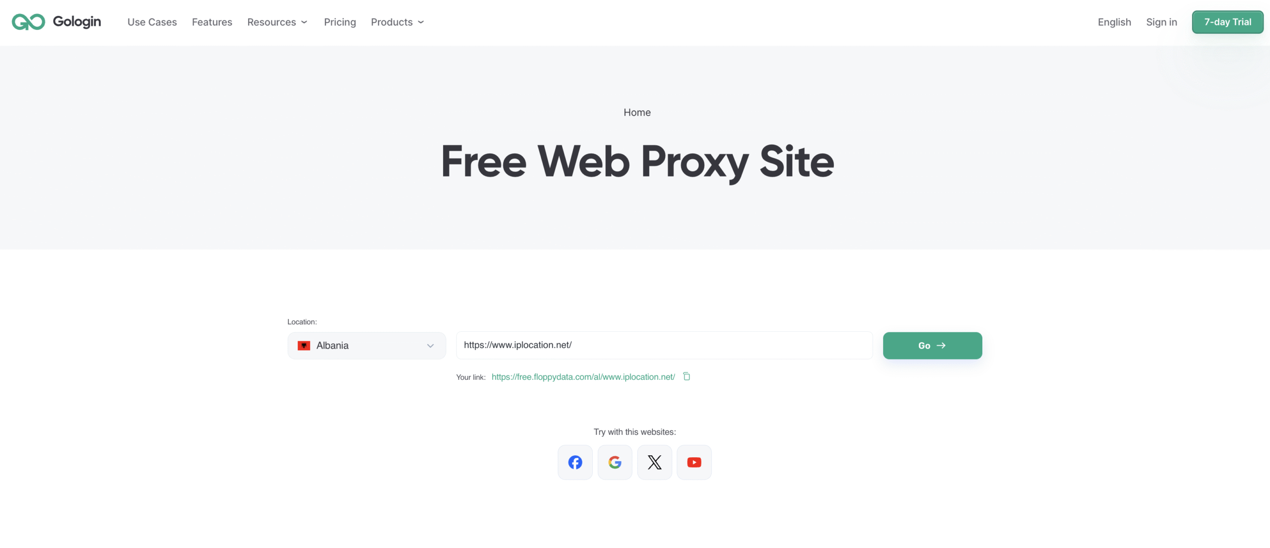 Free Web Proxy Site