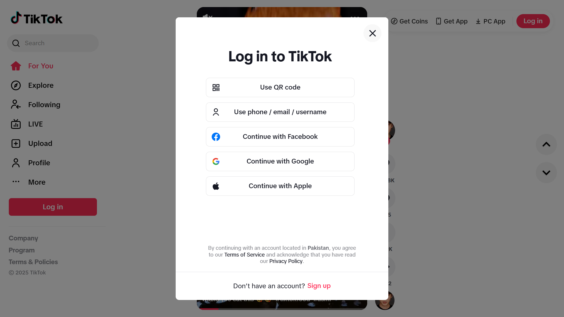 Gologin TikTok profile