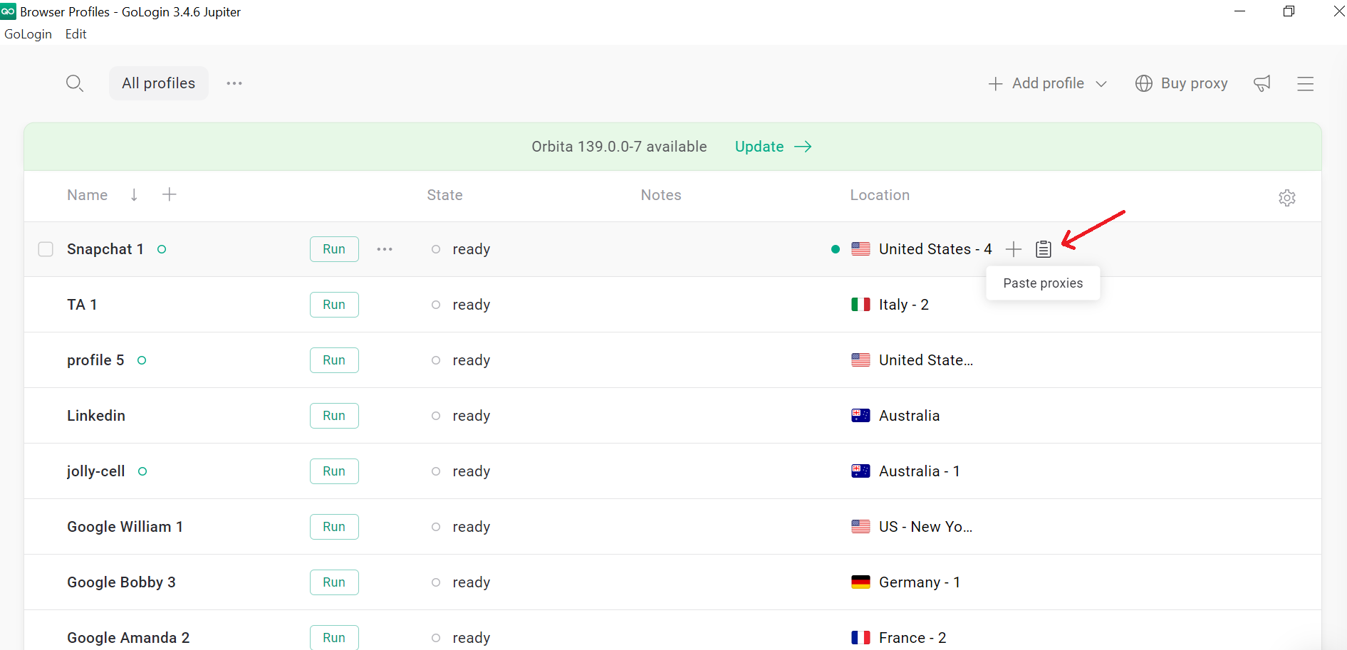 Gologin paste proxies