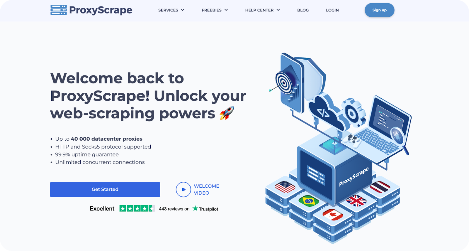 ProxyScrape - LimeProxies Alternatives
