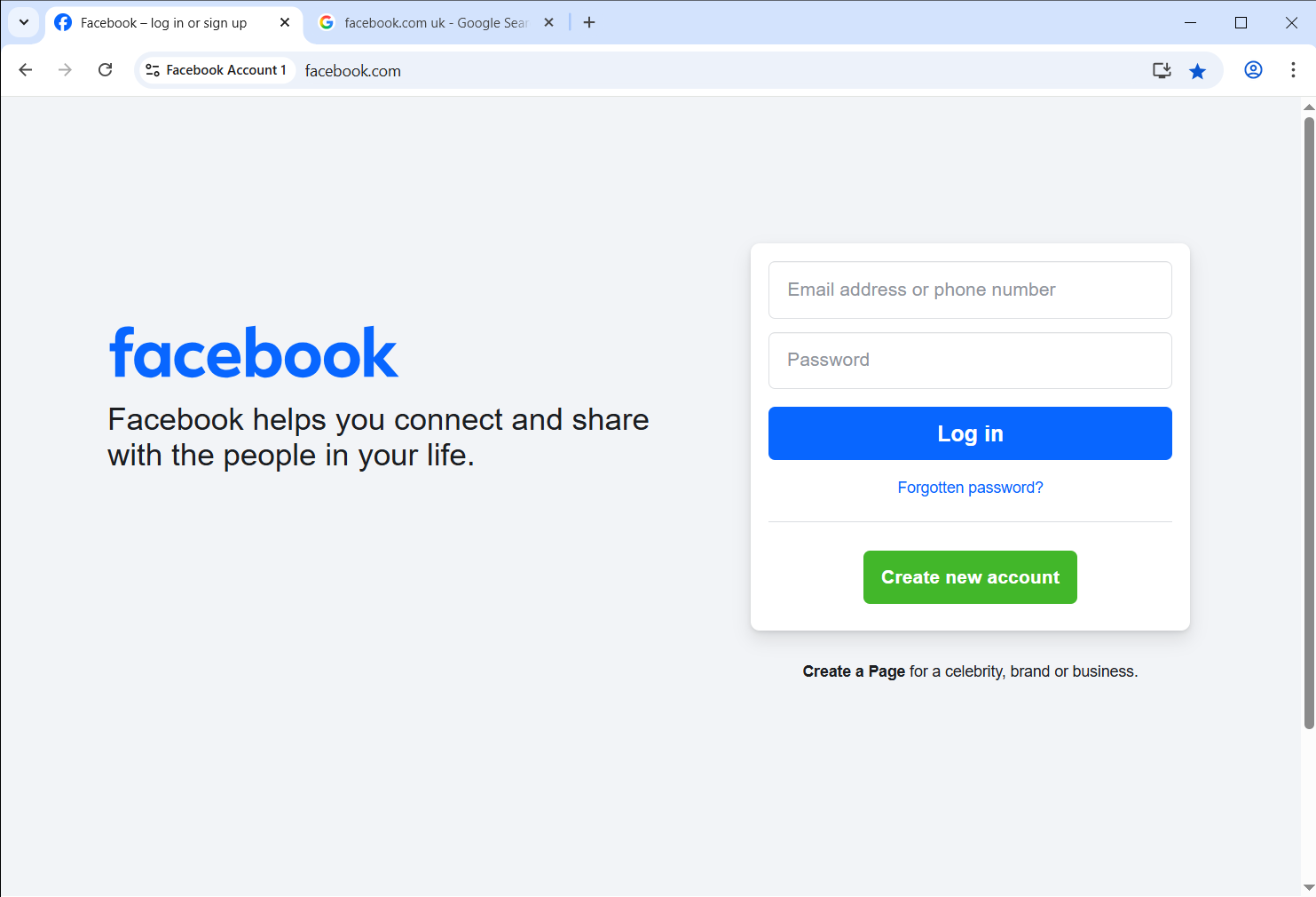 Gologin - Facebook profile