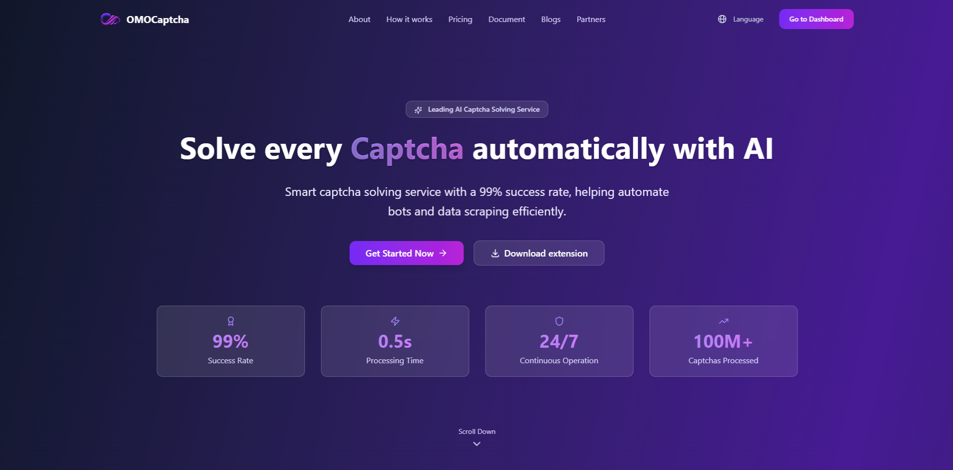 OMOCaptcha – Leading Automated Captcha Solving Platform for Developers ...