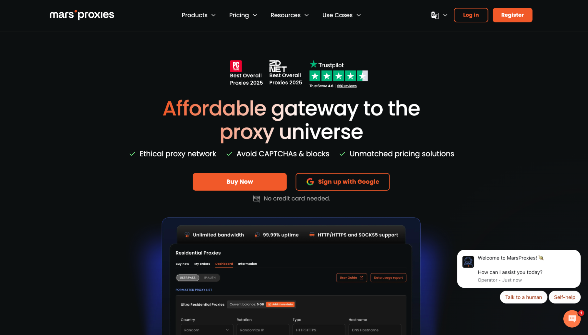 MarsProxies - AstroProxy Alternatives
