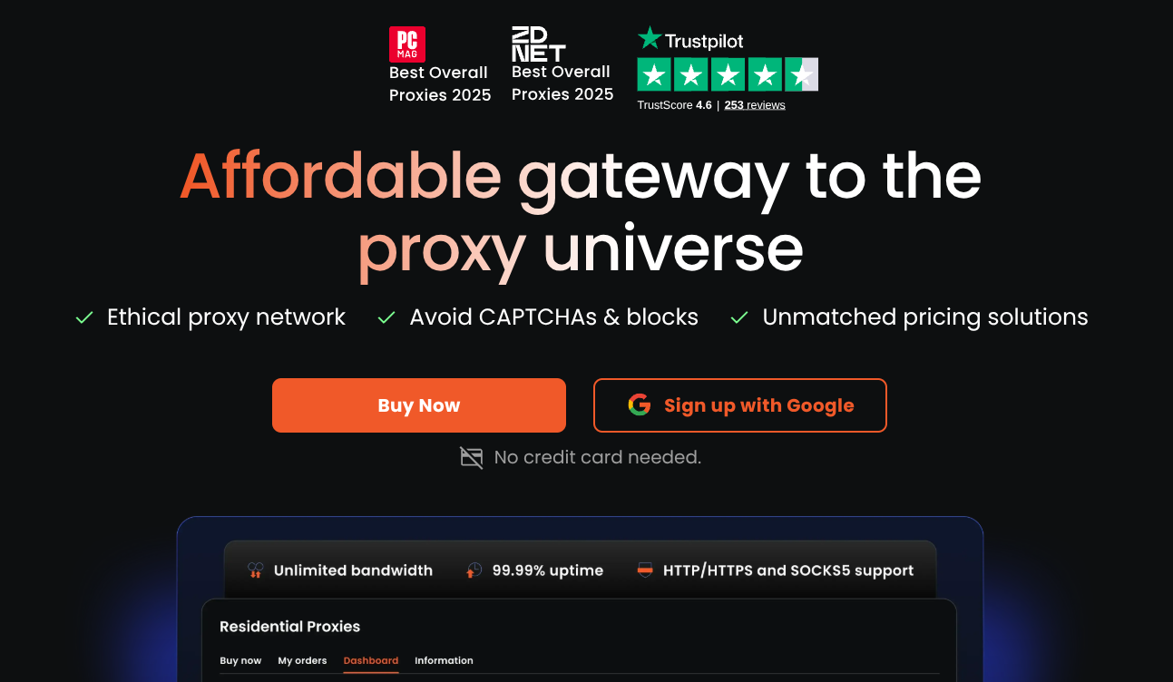 MarsProxies - Oculus Proxies Alternatives