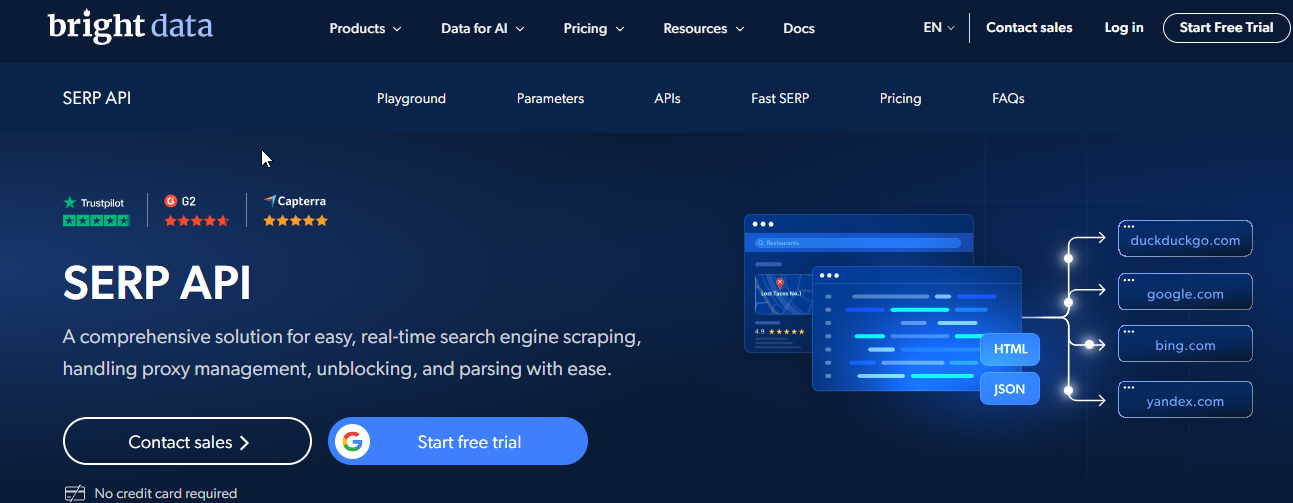 Bright Data SERP API