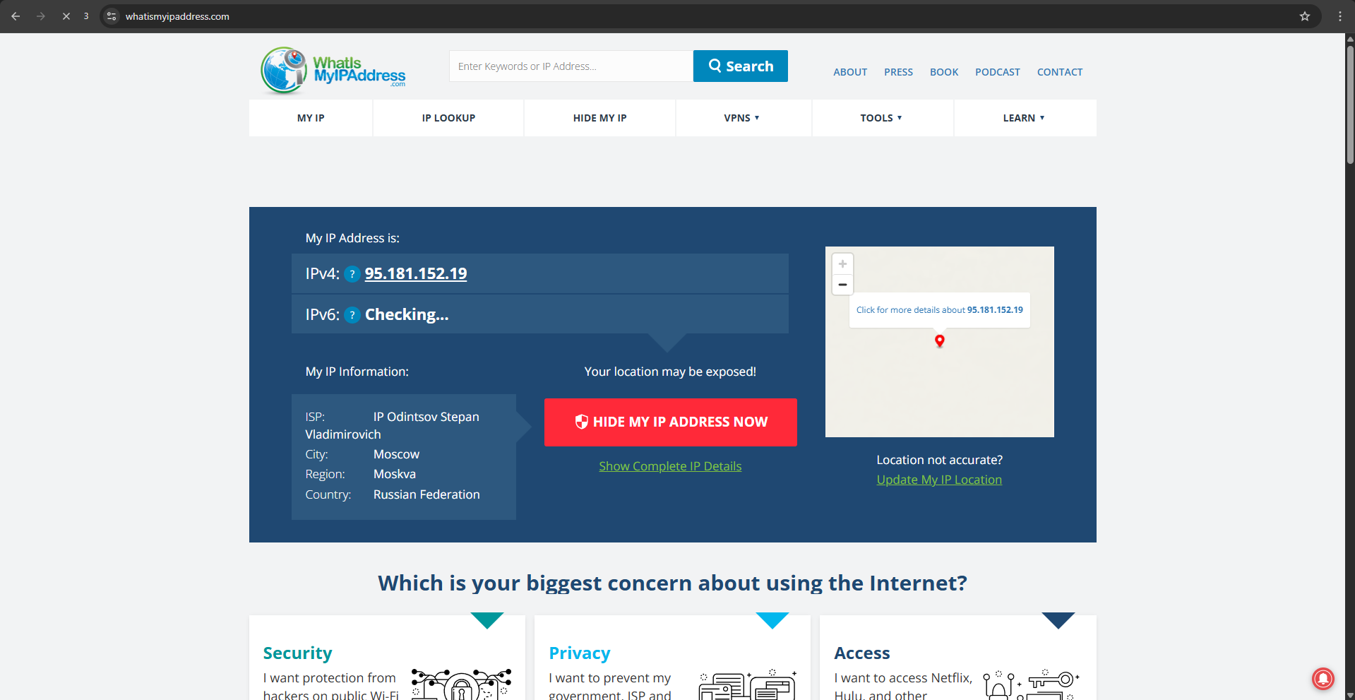 Check If Your Proxy Location is Correct