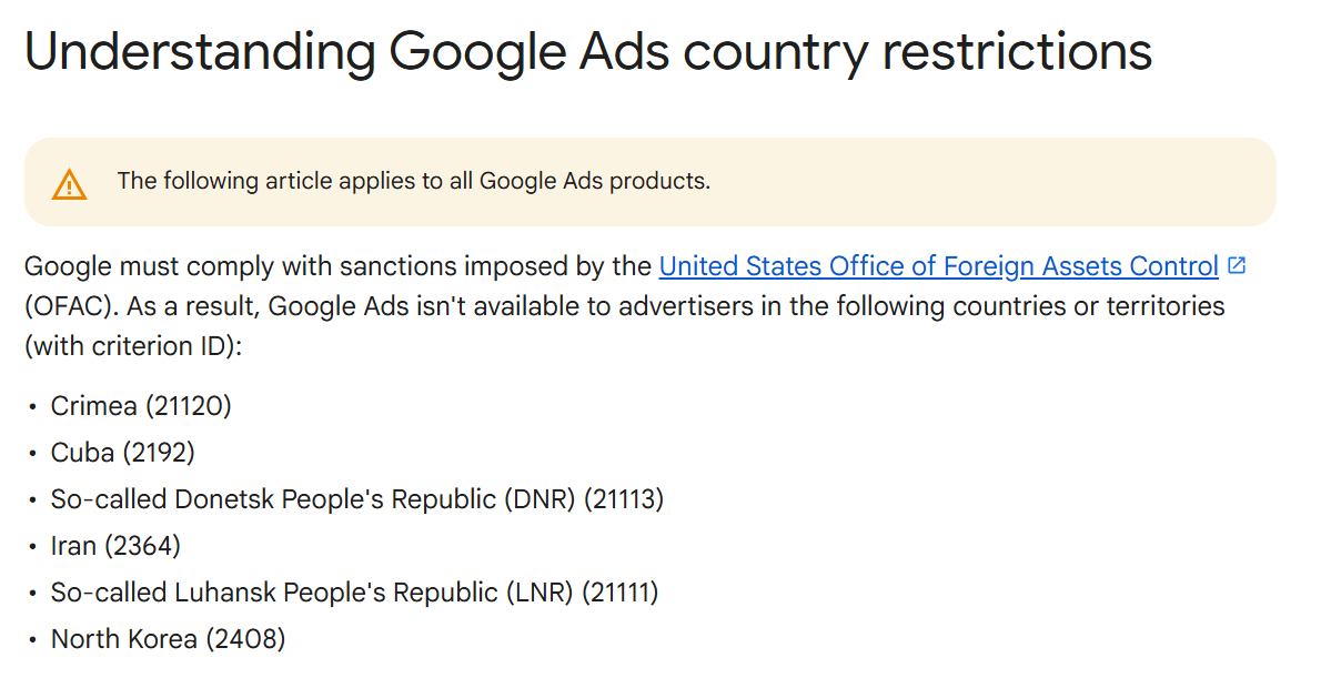 Anúncios do Google