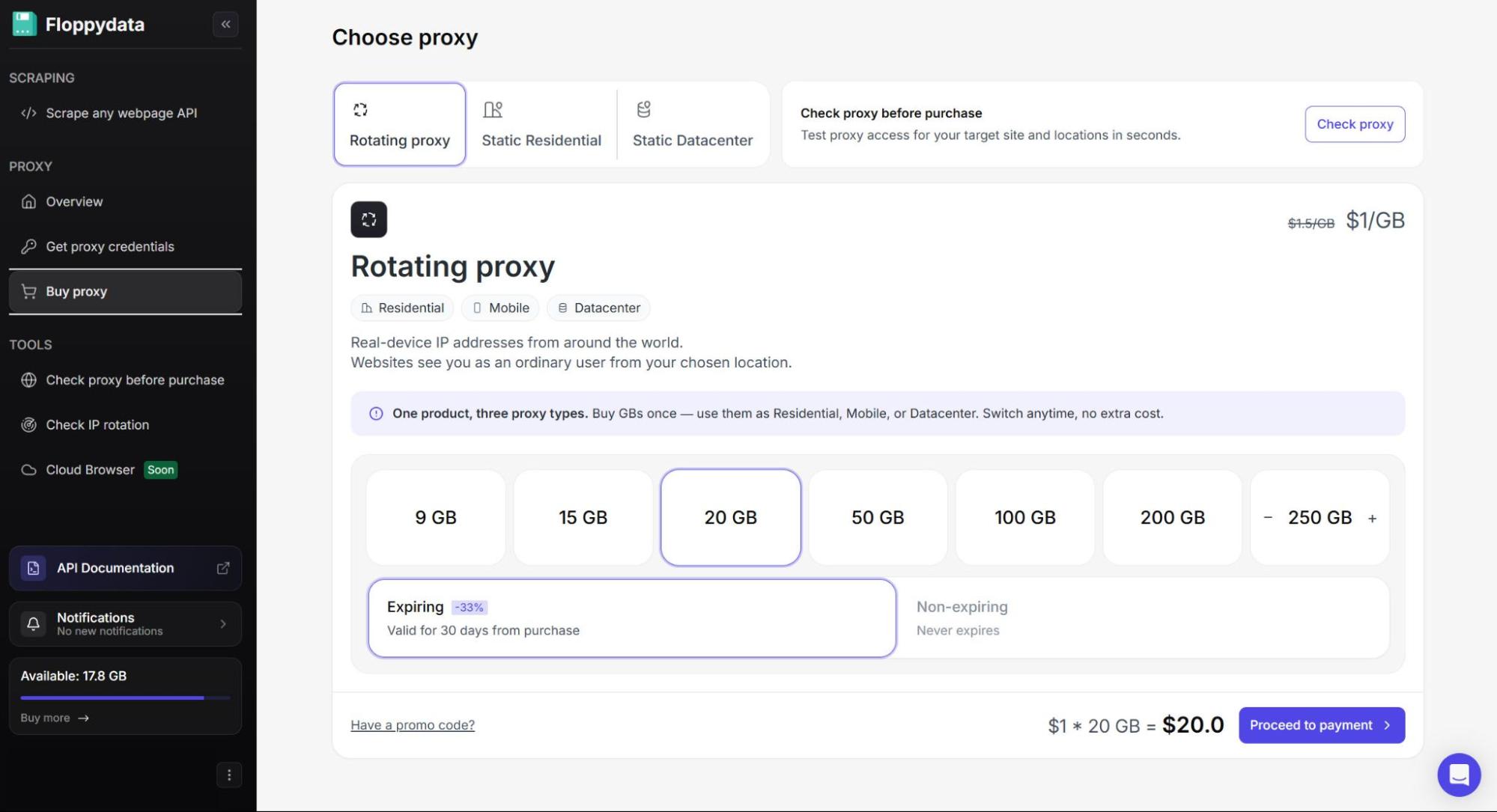Sign up to Floppydata